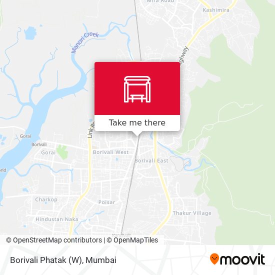 Borivali Phatak (W) map