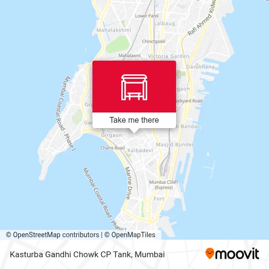 Kasturba Gandhi Chowk CP Tank map
