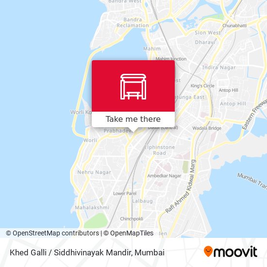 Khed Galli / Siddhivinayak Mandir map