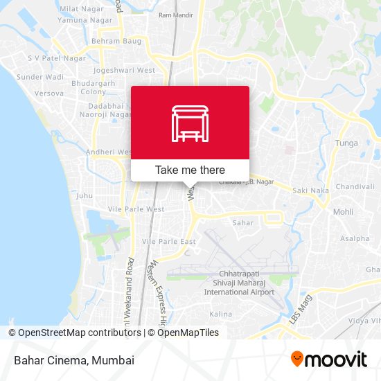 Bahar Cinema map