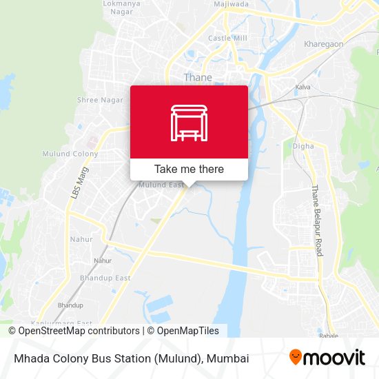 Mhada Colony Bus Station (Mulund) map