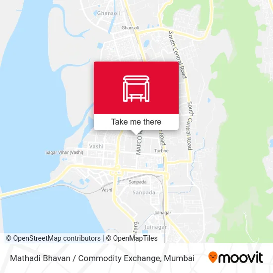 Mathadi Bhavan / Commodity Exchange map