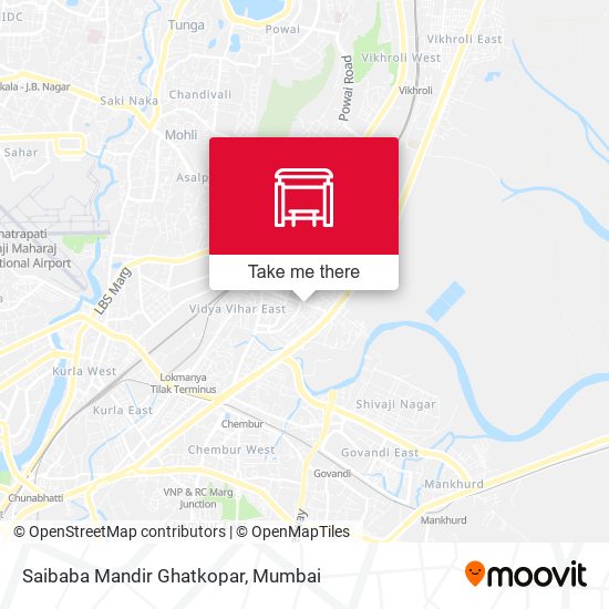 Saibaba Mandir Ghatkopar map