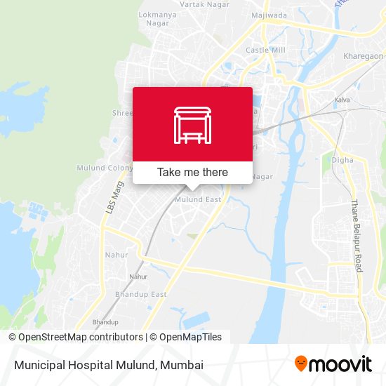 Municipal Hospital Mulund map