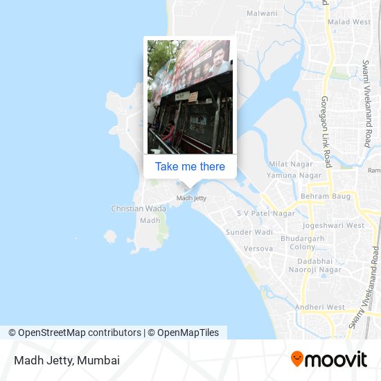 Madh Jetty map