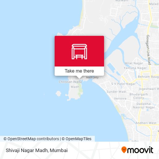 Shivaji Nagar Madh map