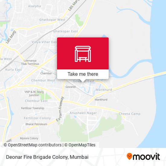 Deonar Fire Brigade Colony map