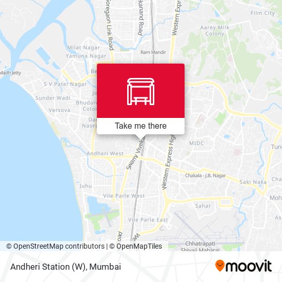 Andheri Station (W) map