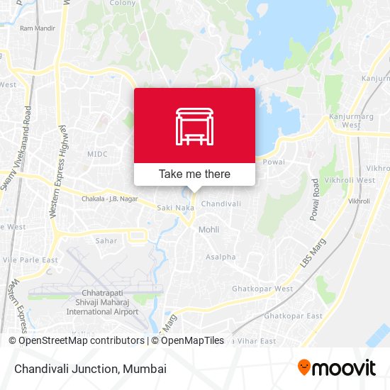 Chandivali Junction map