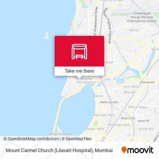 Mount Carmel Church (Lilavati Hospital) map