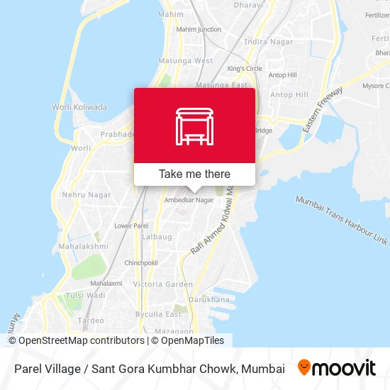 Parel Village / Sant Gora Kumbhar Chowk map
