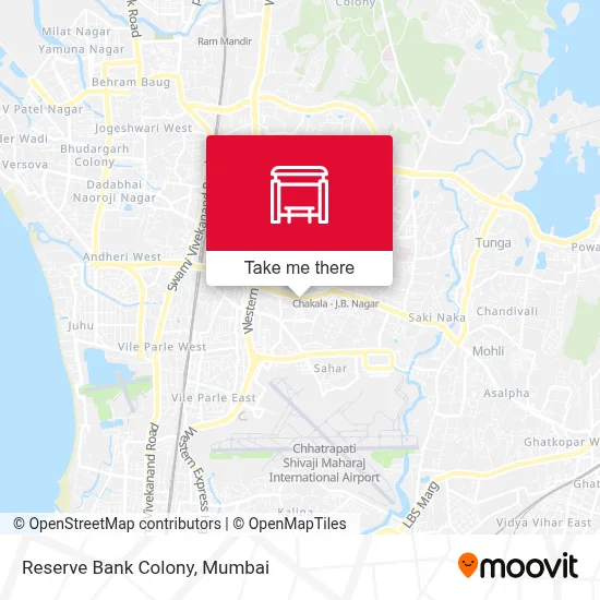 Reserve Bank Colony map