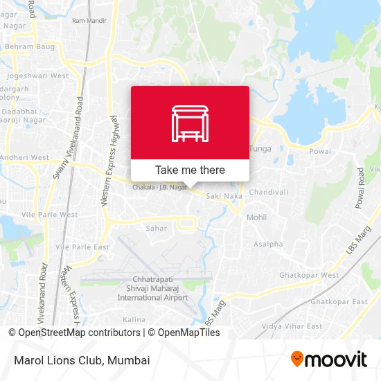 Marol Lions Club map