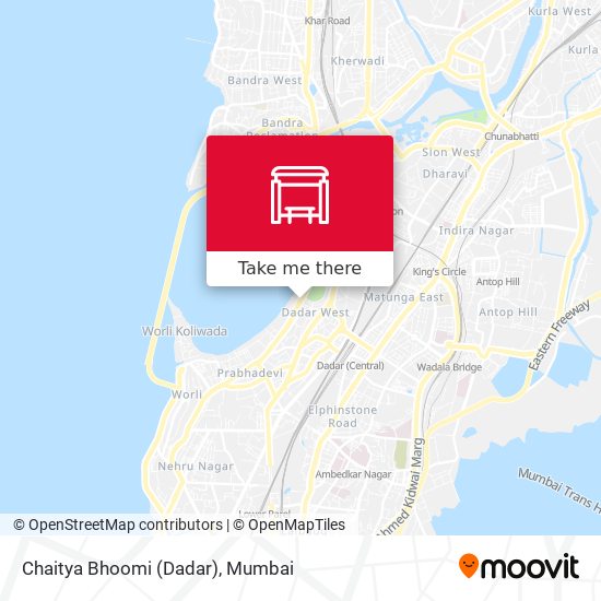 Chaitya Bhoomi (Dadar) map