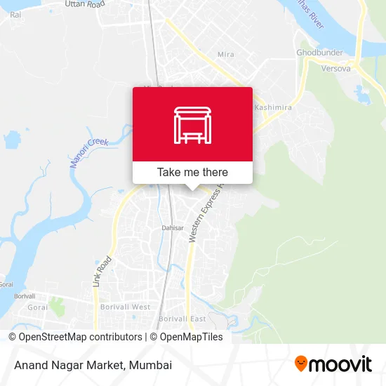 Anand Nagar Market map