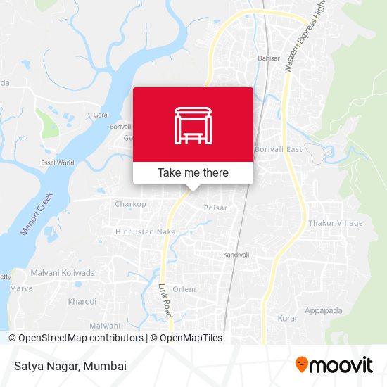 Satya Nagar map