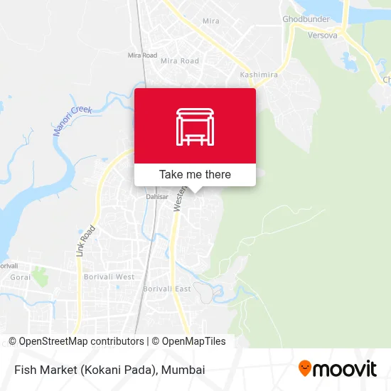 Fish Market (Kokani Pada) map