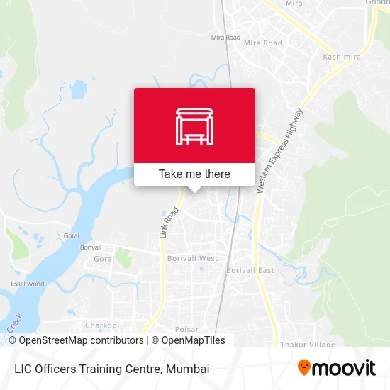 LIC Officers Training Centre map