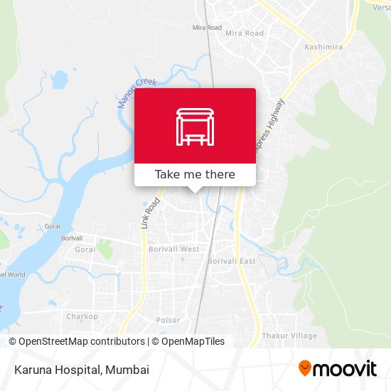 Karuna Hospital map