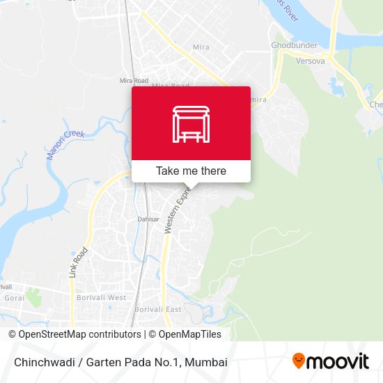 Chinchwadi / Garten Pada No.1 map