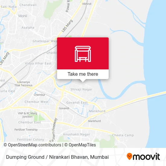 Dumping Ground / Nirankari Bhavan map