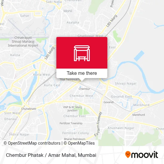 Chembur Phatak / Amar Mahal map