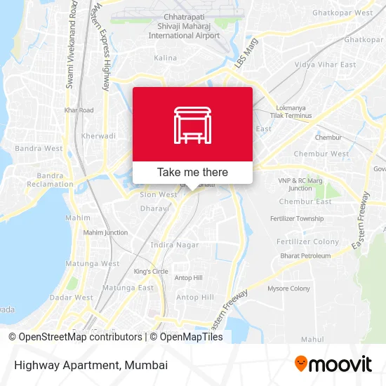 Highway Apartment map