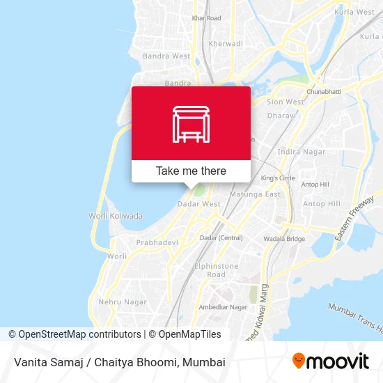 Vanita Samaj / Chaitya Bhoomi map