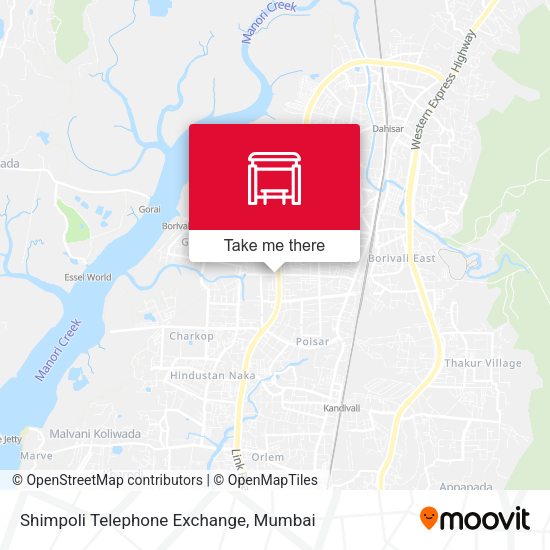 Shimpoli Telephone Exchange map