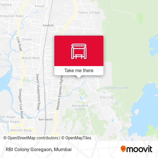 RBI Colony Goregaon map