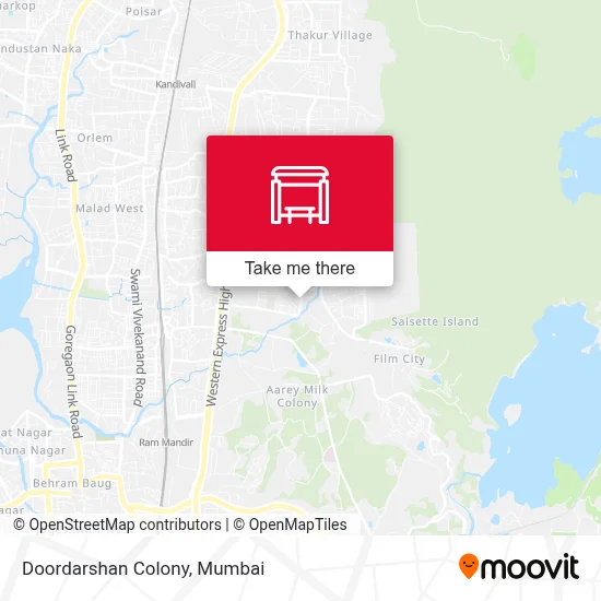 Doordarshan Colony map