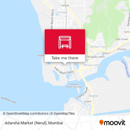 Adarsha Market (Nerul) map