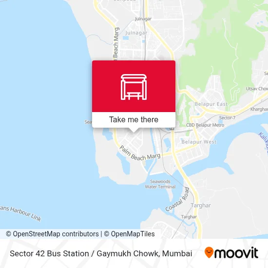 Sector 42 Bus Station / Gaymukh Chowk map