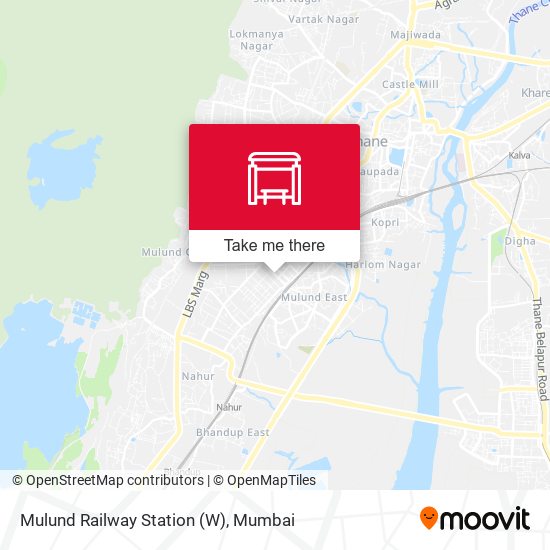 Mulund Railway Station (W) map