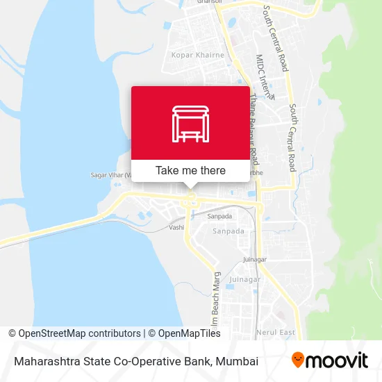 Maharashtra State Co-Operative Bank map