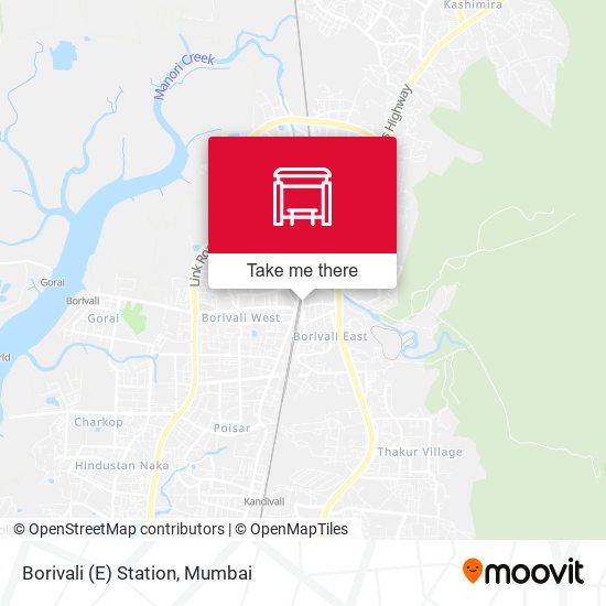 Borivali Railway Station (E) map