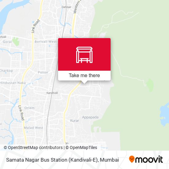 Samata Nagar Bus Station (Kandivali-E) map