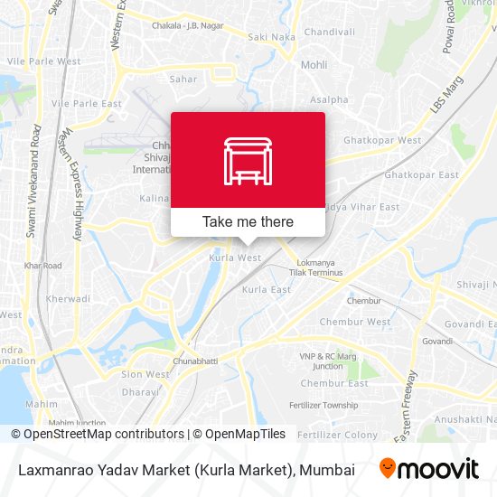 Laxmanrao Yadav Market (Kurla Market) map