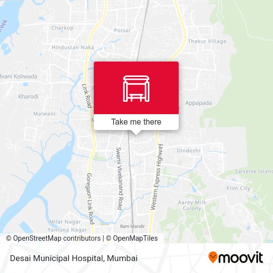 Desai Municipal Hospital map