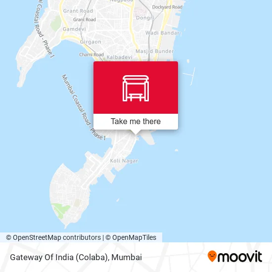 Gateway Of India (Colaba) map