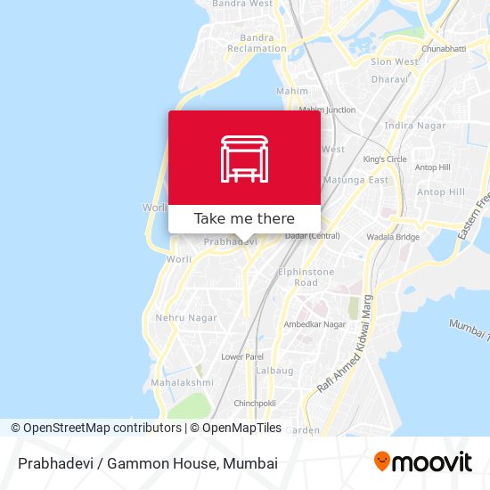 Prabhadevi / Gammon House map