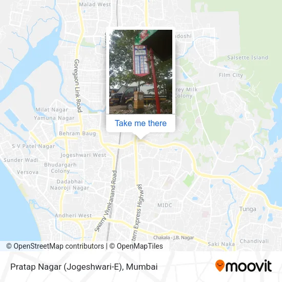 Pratap Nagar (Jogeshwari-E) map