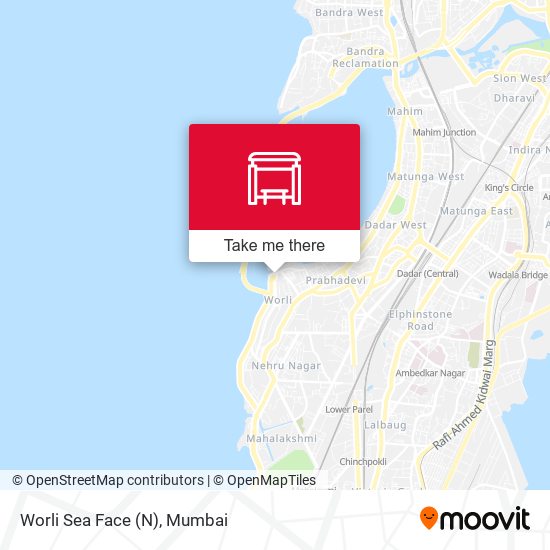 Worli Sea Face (N) map