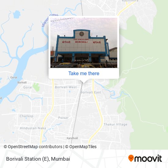 Borivali Station (E) map