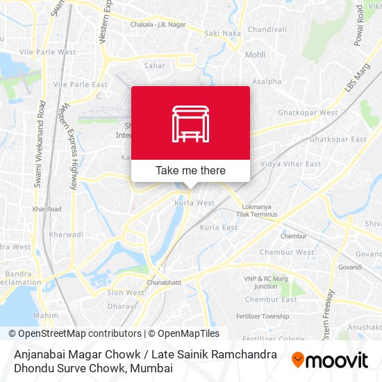 Anjanabai Magar Chowk / Late Sainik Ramchandra Dhondu Surve Chowk map