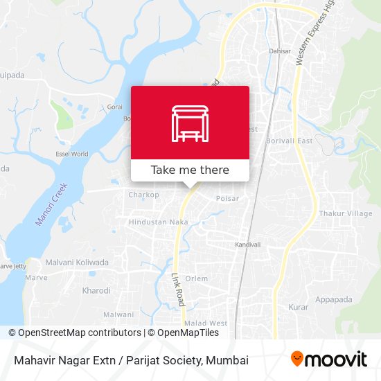 Mahavir Nagar Extn / Parijat Society map