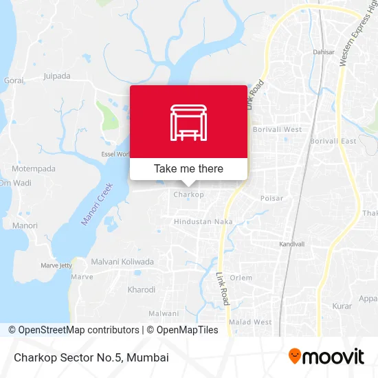Charkop Sector No.5 map
