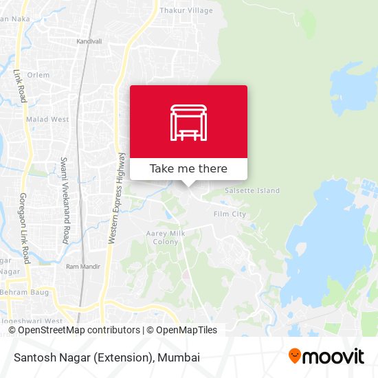 Santosh Nagar (Extension) map