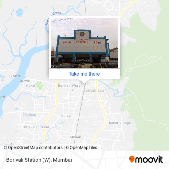 Borivali Station (W) map