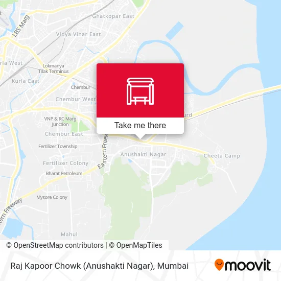 Raj Kapoor Chowk (Anushakti Nagar) map